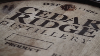 Cedar Ridge Whiskey barrel