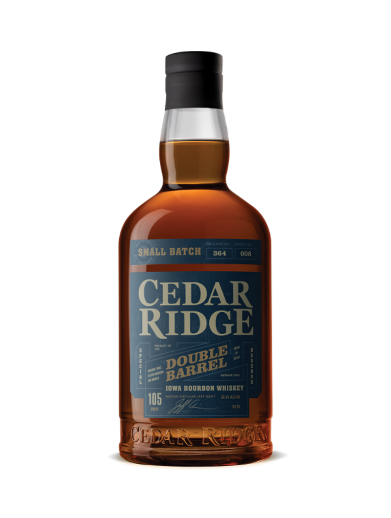 cedar-ridge-double-barrel-whiskey-bottle
