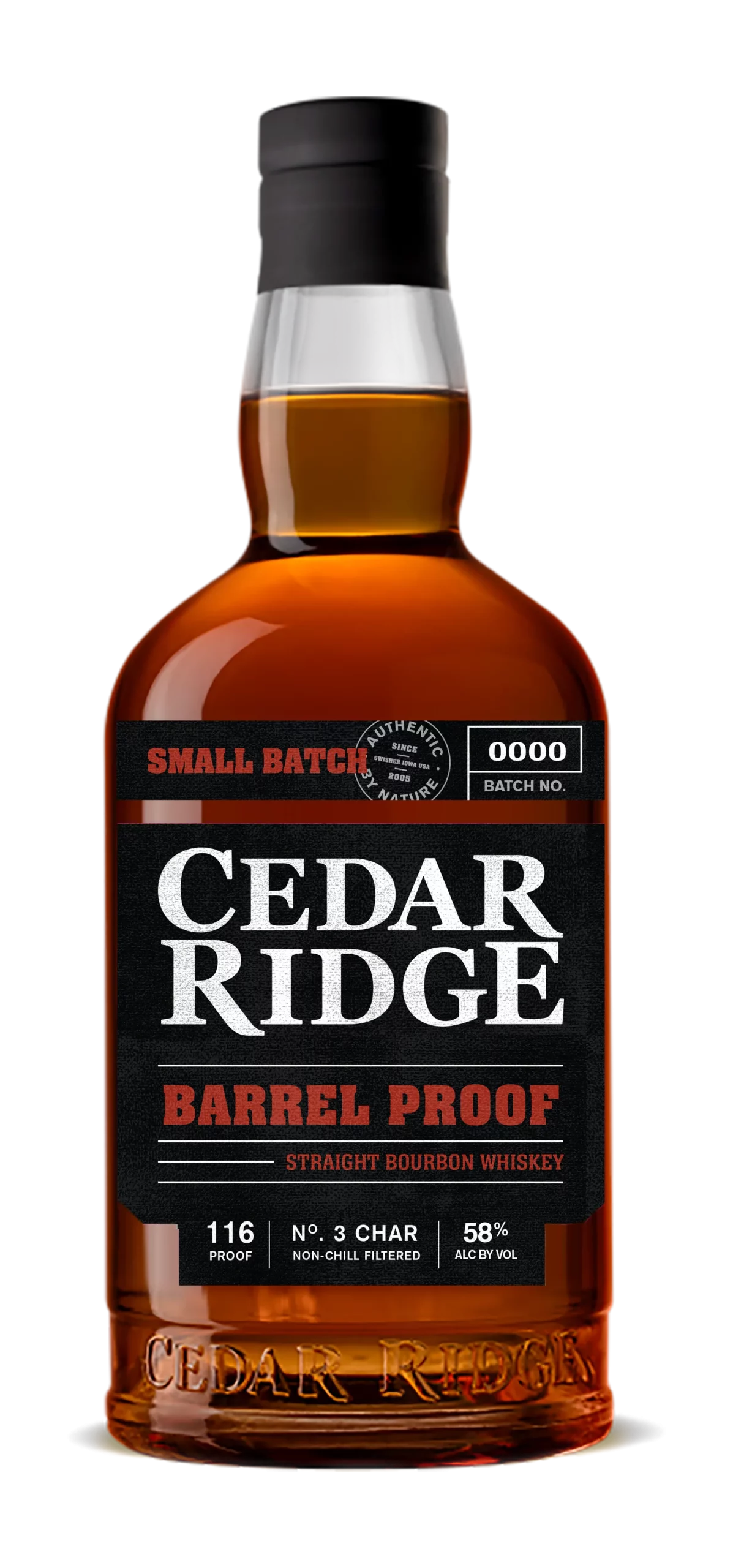 Cedar Ridge Barrel Proof Whiskey